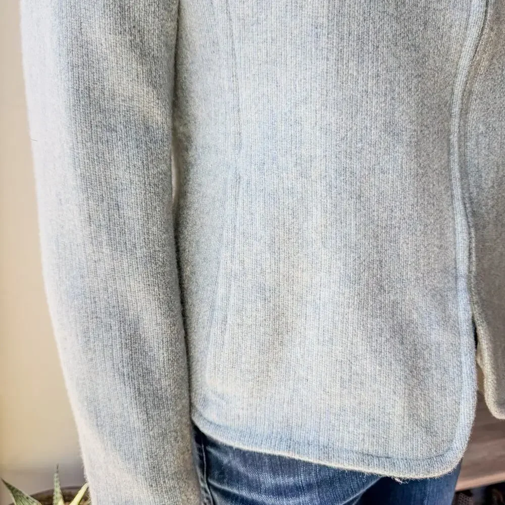 Jones New York Women's Light Gray Zip-Up Jacket - Picture 11 of 12